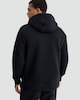 image 3 of F&F Cotton Rich Faux Fur Lined Zip Up Hoodie in Black