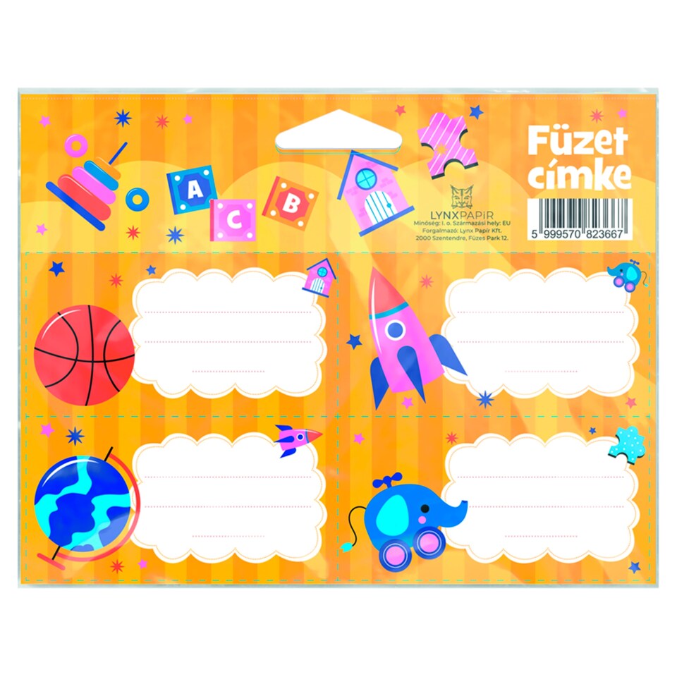 image 1 of Lynx Papir Notebook Sticker Classic 5 pcs