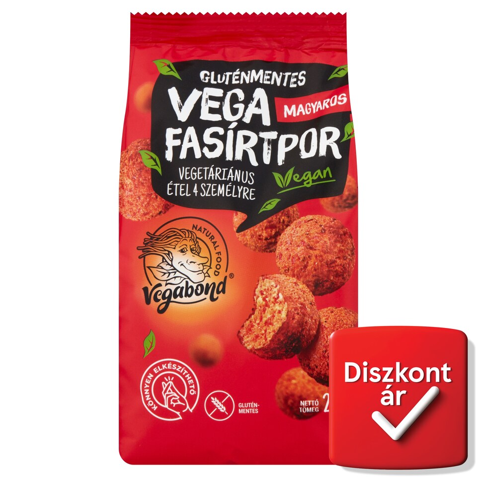 Vegabond magyaros gluténmentes vega fasírtpor  200 g  1. kép