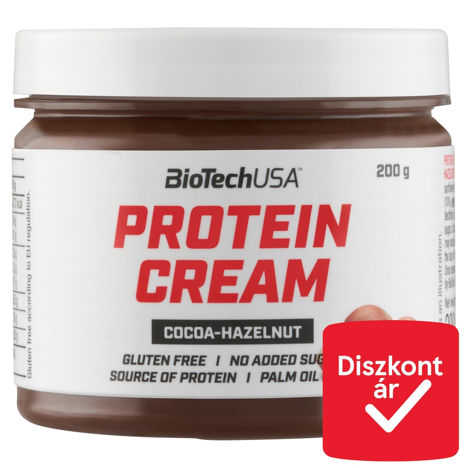 image 1 of BioTechUSA Protein Cream with Cocoa, Hazelnuts and Sweetener 200 g