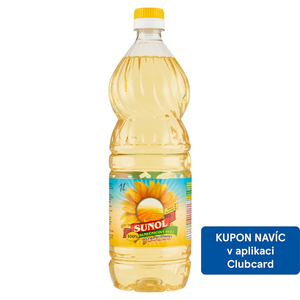 Sunol 100% slunečnicový olej 1l