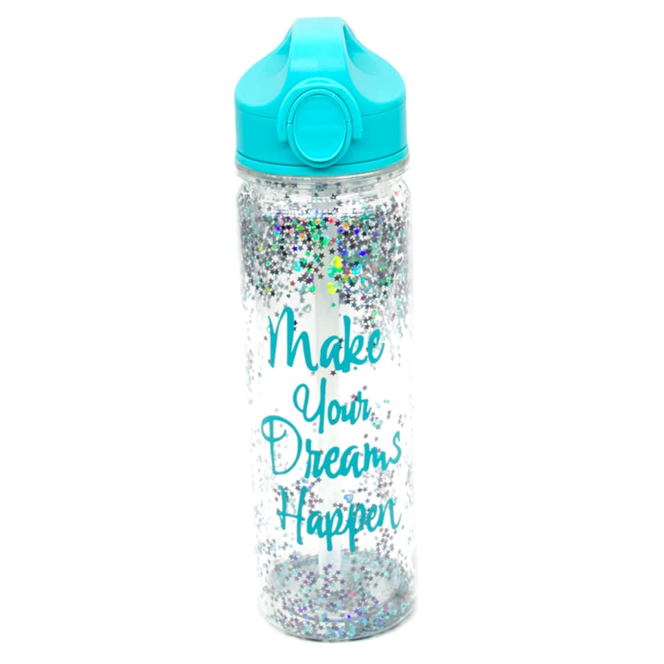 Tesco Blue Sparkle Sipper Bottle 500ML
