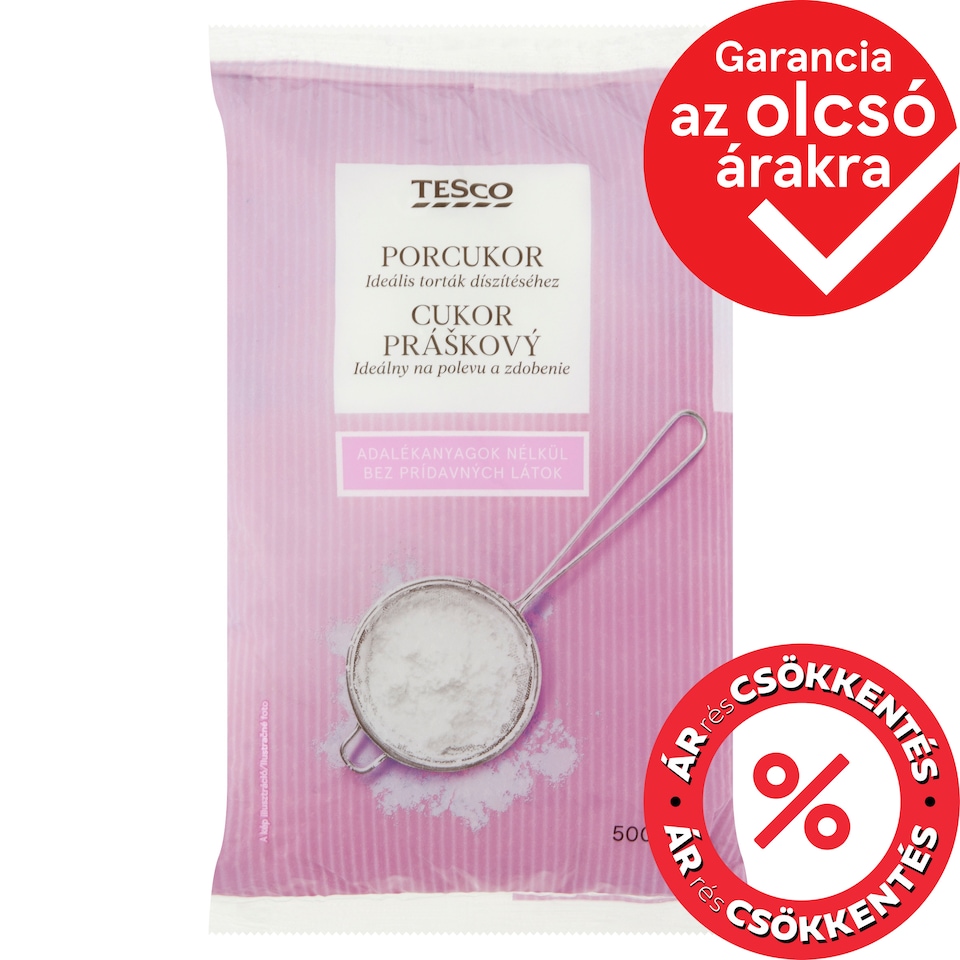 Tesco porcukor 500 g