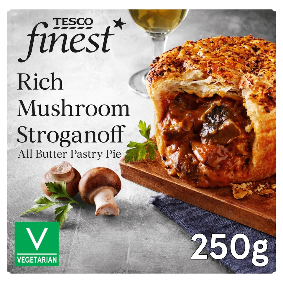 Tesco Finest Rich Mushroom Stroganoff 250g