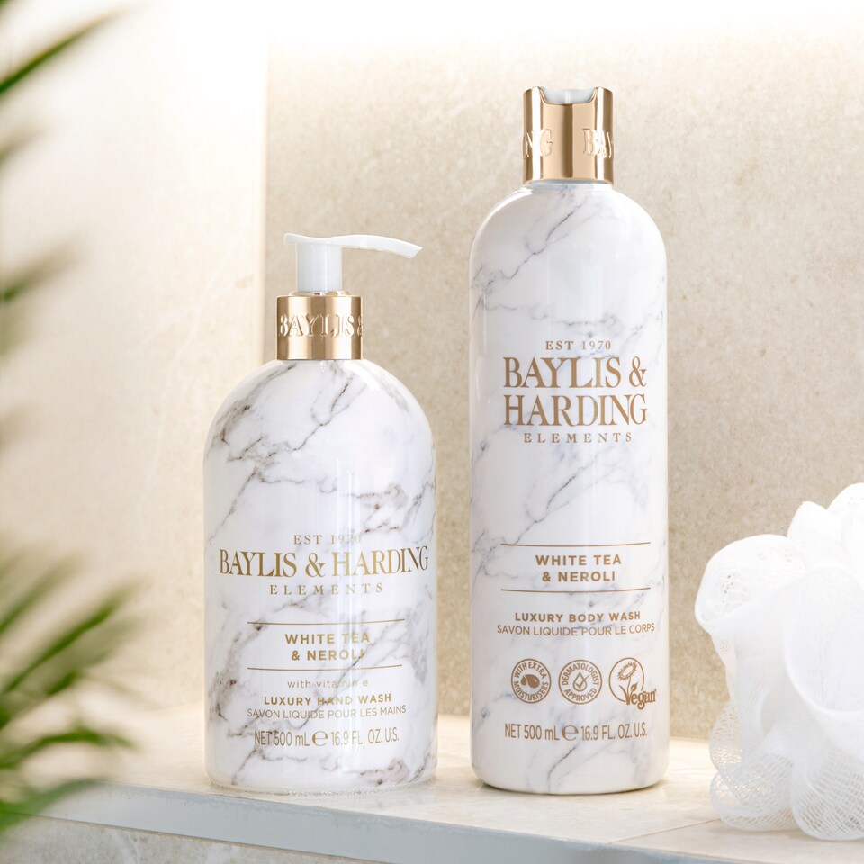 image 1 of Baylis & Harding Elements Luxury Body Wash - White Tea & Neroli 500ml