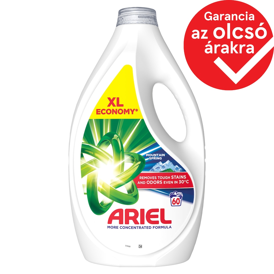 image 1 of Ariel Washing Liquid, 60 Washes, Mountain Spring