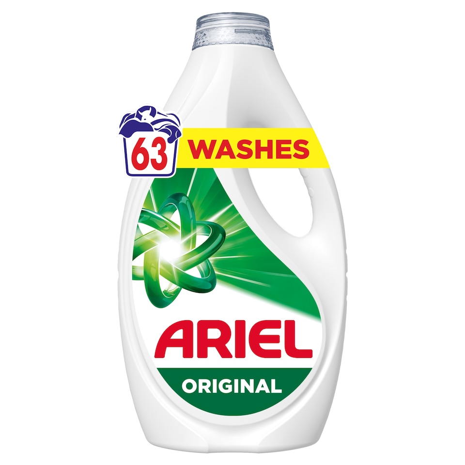 image 1 of Ariel Original Washing Liquid Detergent 63 washes 1953ml