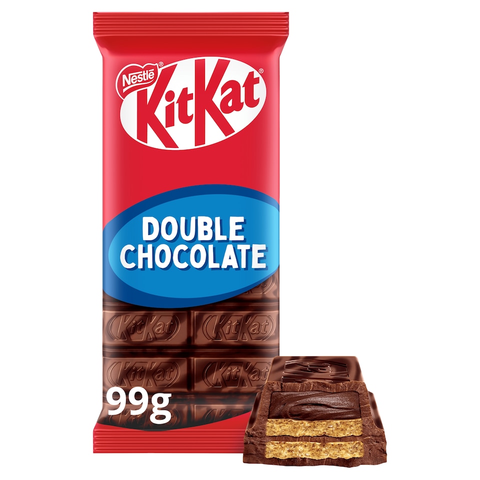 image 1 of KitKat Double Chocolate Sharing Bar 99g