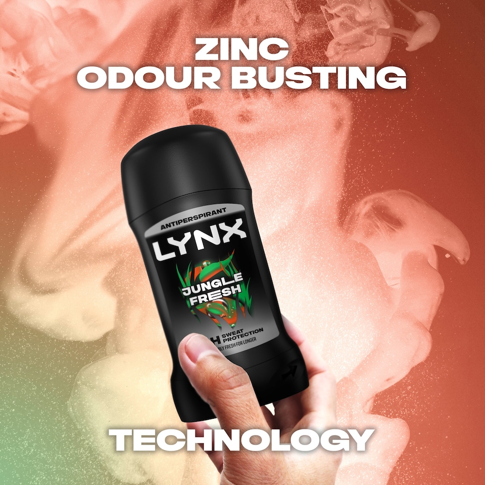 image 1 of Lynx Men Antiperspirant Deodorant Stick Jungle Fresh 50ml