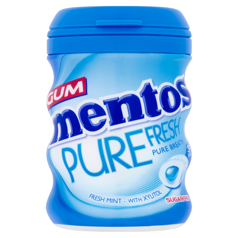 image 1 of Mentos Pure Fresh Gum - Fresh Mint 70g