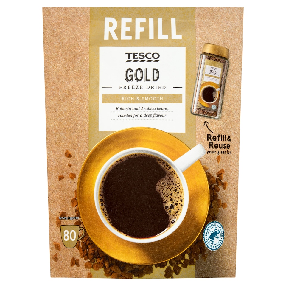 Tesco Gold Freeze Dried Coffee 150g