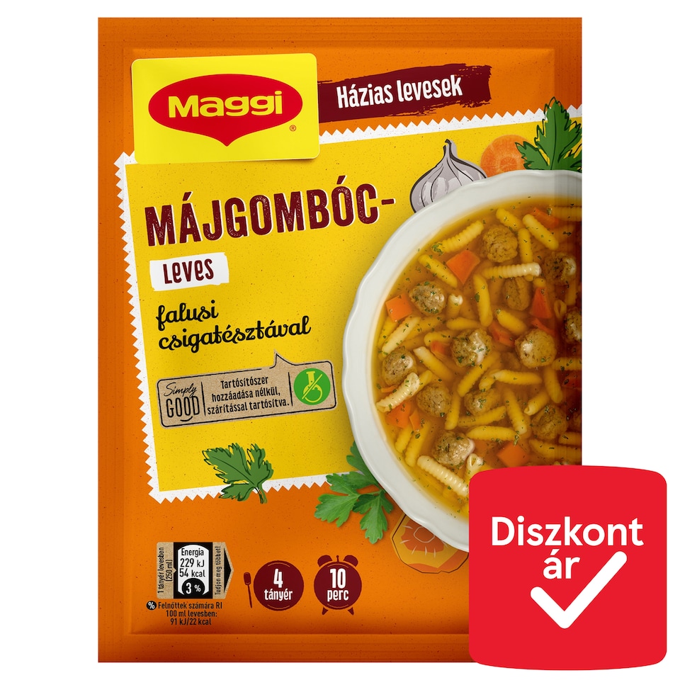 Maggi Liver Dumpling Soup with Rustic Rotini Pasta 60 g