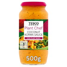 Tesco Plant Chef Coconut Korma Sauce 500G