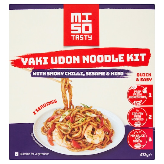 Miso Tasty Spicy Udon Noodle Kit 472G Tesco Groceries