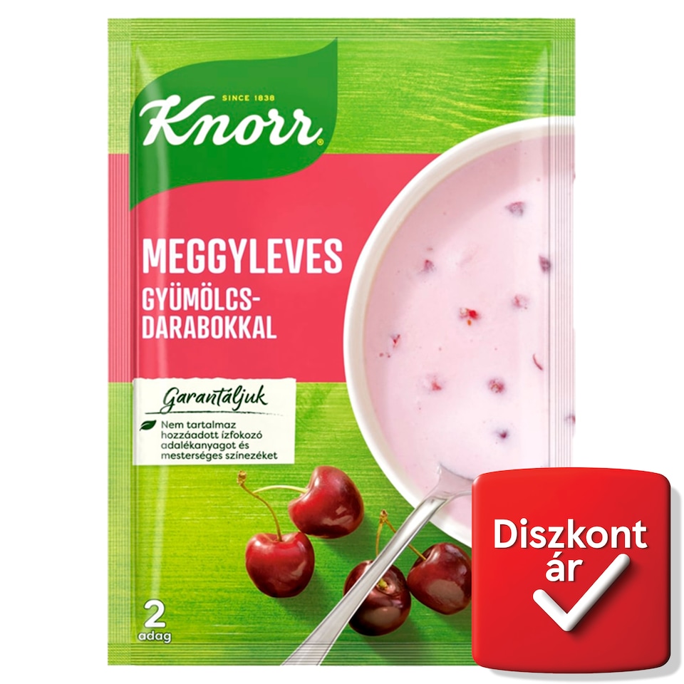 Knorr meggyleves gyümölcsdarabokkal 56 g