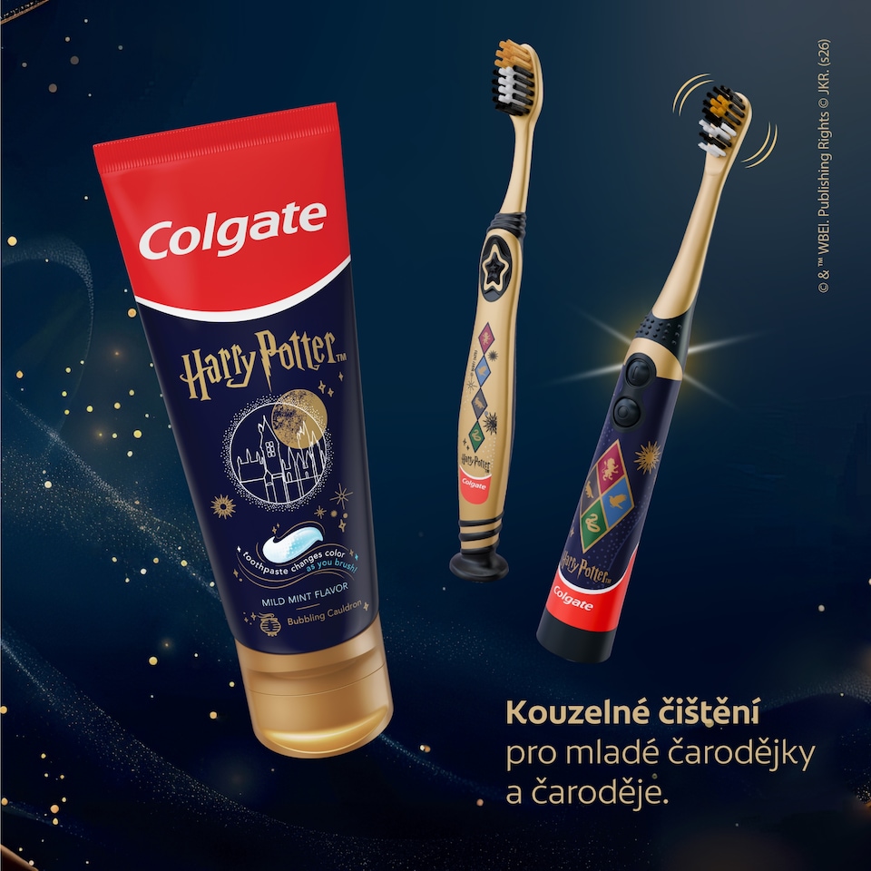 Obrázek 1 pro produkt Dětská zubní pasta Colgate Kids Harry Potter 6+ Bublající kotlík