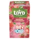 obrázok 2 z Loyd Hot'n Cold bylinno-ovocný čaj s príchuťou maliny a jahody 15 x 2 g (30 g)