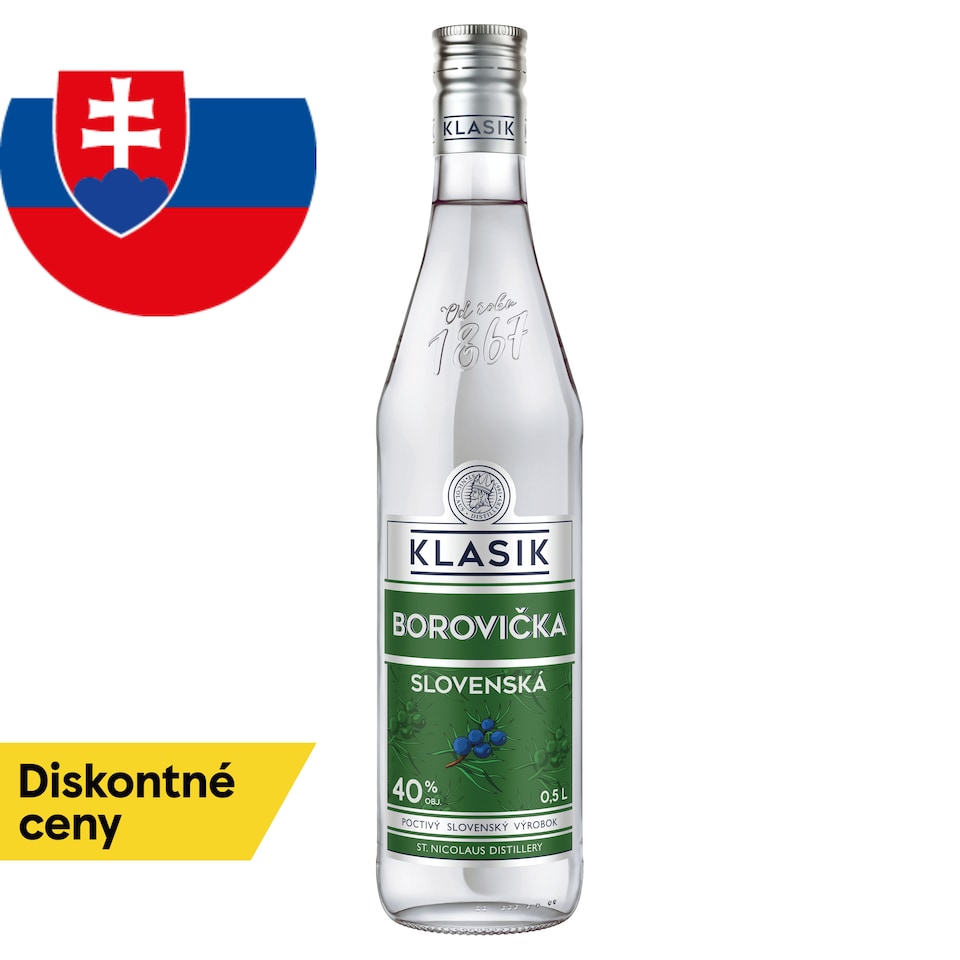 St. Nicolaus Klasik Slovak Juniper Spirit 40% 0.5 L