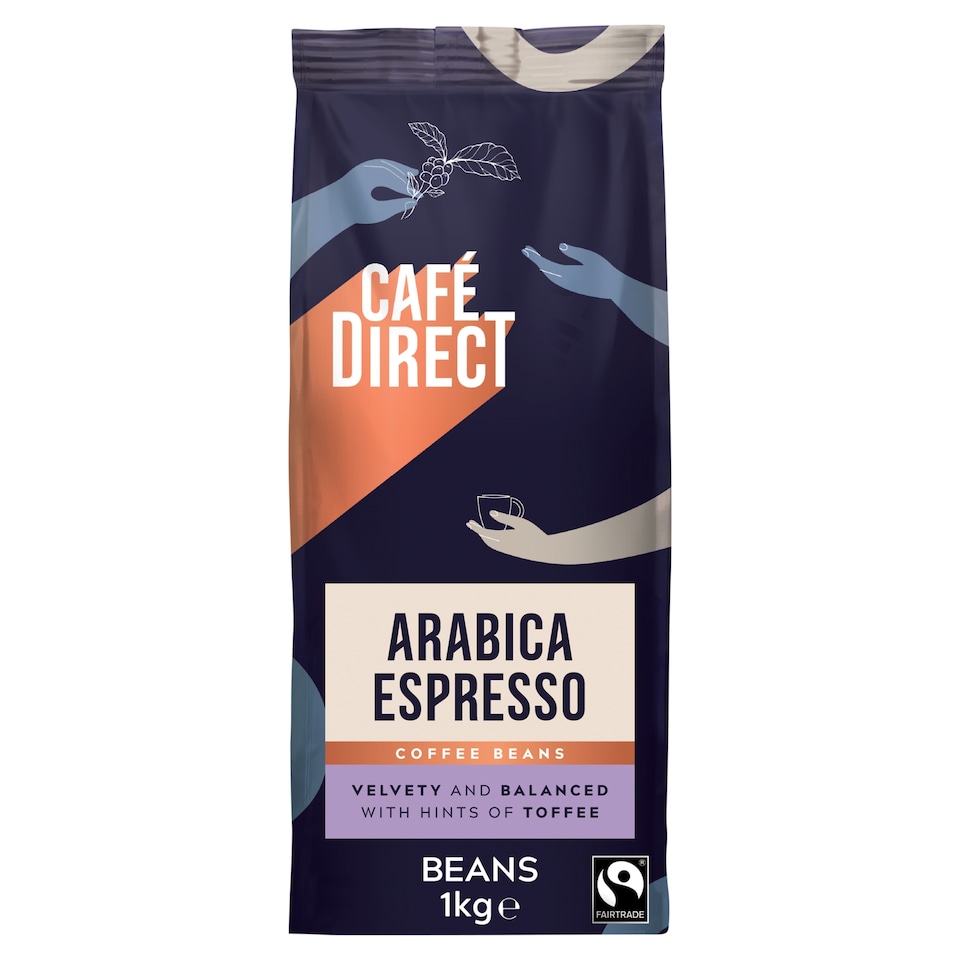 Cafedirect Familia Espresso 100% Arabica Beans 1kg