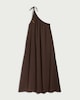 image 4 of F&F One Shoulder Maxi Dress in Brown