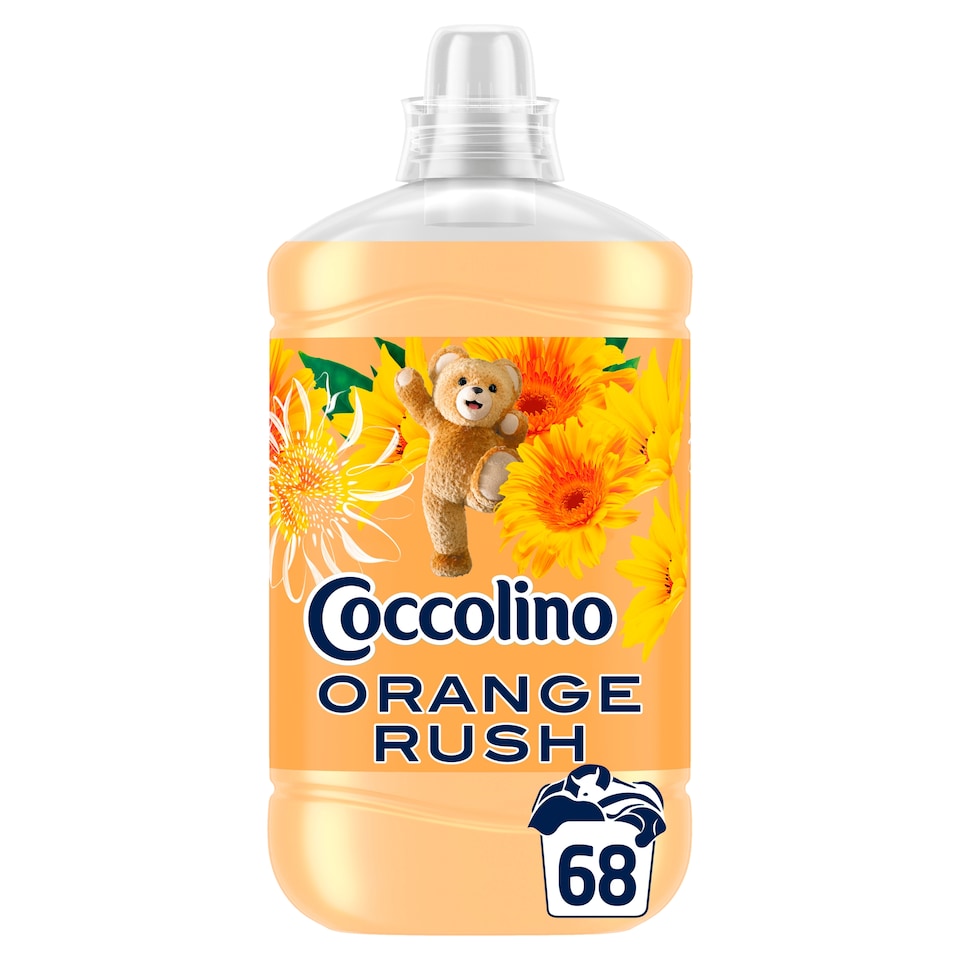 Coccolino Fresh & Soft Orange Rush öblítőkoncentrátum 68 mosás 1700 ml