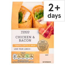 Tesco Chicken & Bacon Wrap