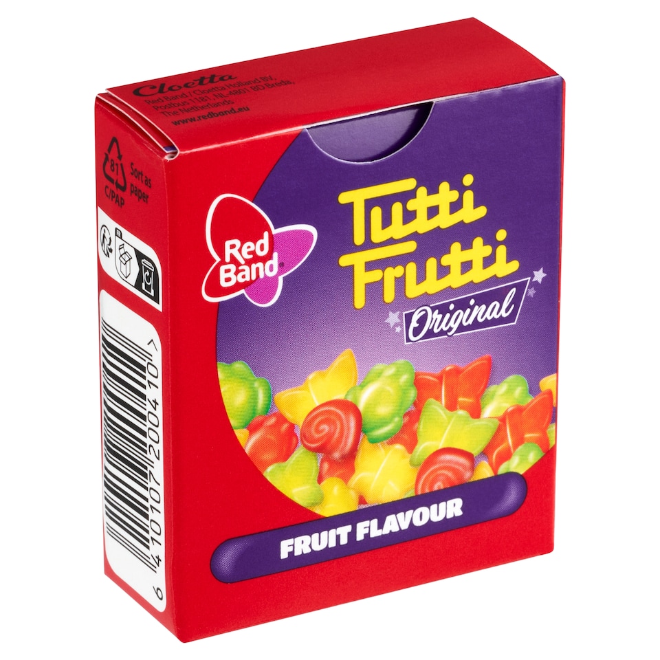 Red Band Tutti Frutti Original želé pastilky s ovocnou příchutí 15g