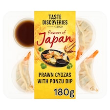 Tesco TASTE DiSCOVERiES Prawn Gyoza with Ponzu Dip 180g