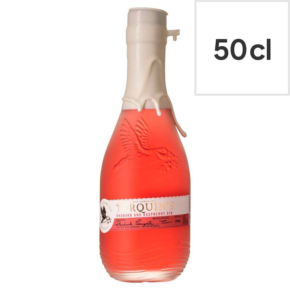 Tarquin's Rhubarb & Raspberry Gin 50Cl