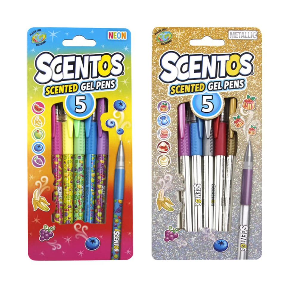 Scentos 5 Gel Pens