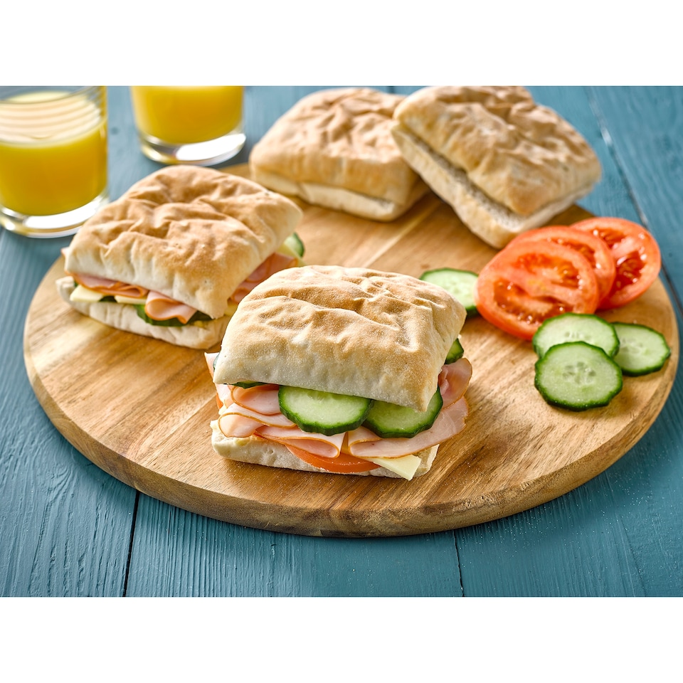 image 1 of Warburtons Gluten Free Super Soft Sliced Square Rolls 4 pack