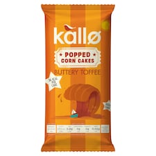 Kallo Butter Toffee Popped Corn Cakes 125g