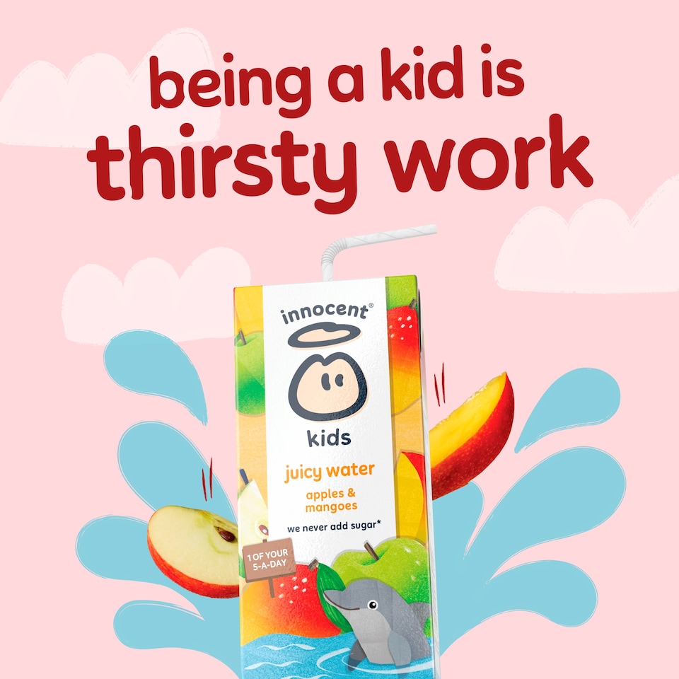 image 1 of innocent Kids Juicy Water Apple and Mango 3 x 200ml