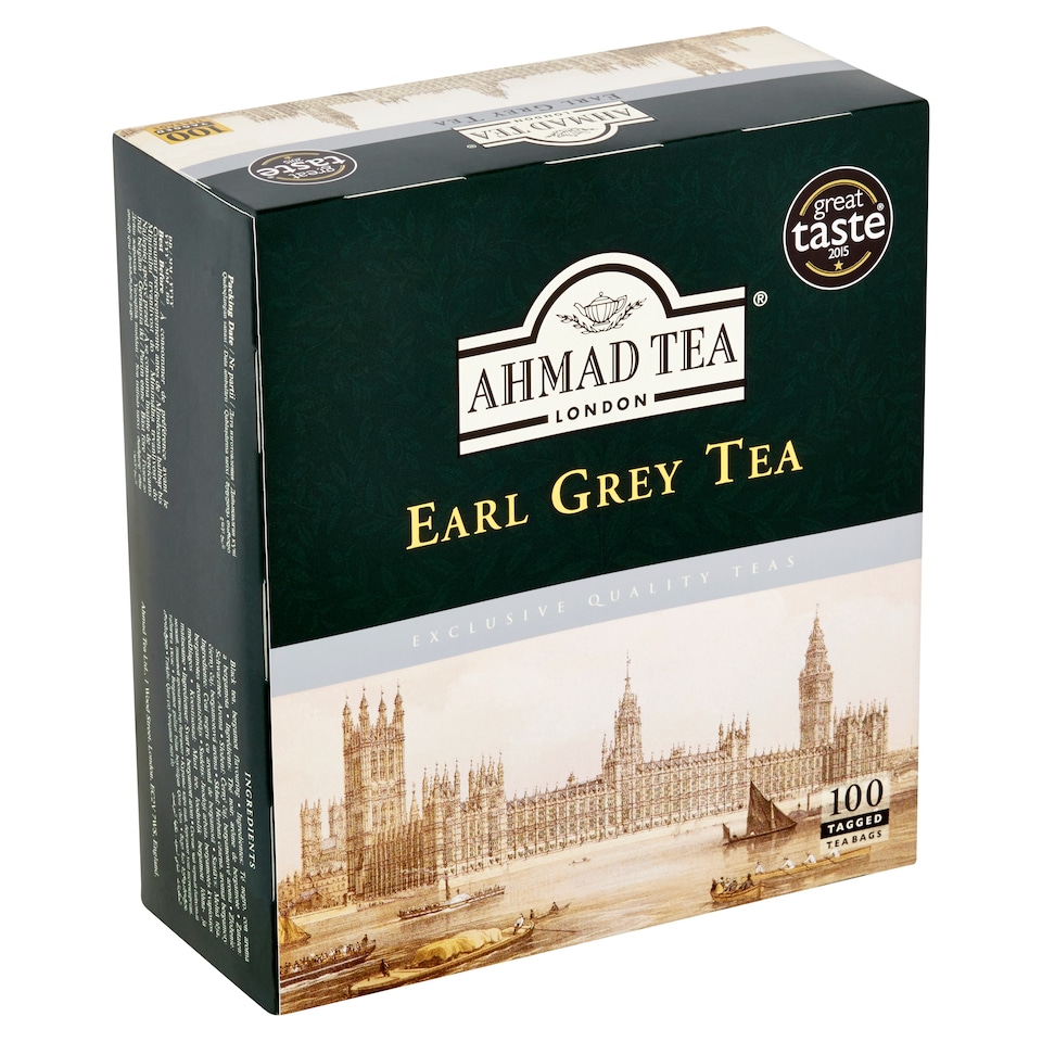 Obrázek 1 pro produkt Ahmad Tea Earl Grey černý čaj 100 x 2g