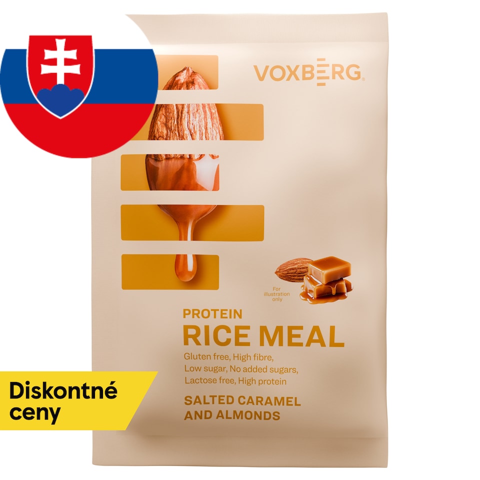 Voxberg Protein Rice Meal Salted Caramel and Almonds 60 g