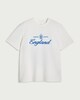 image 4 of England Pure Cotton Three Lions T-Shirt in Ecru