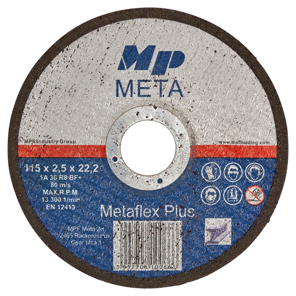 MP Meta Metaflex Plus brúsny kotúč 115 x 2,5 x 22,2