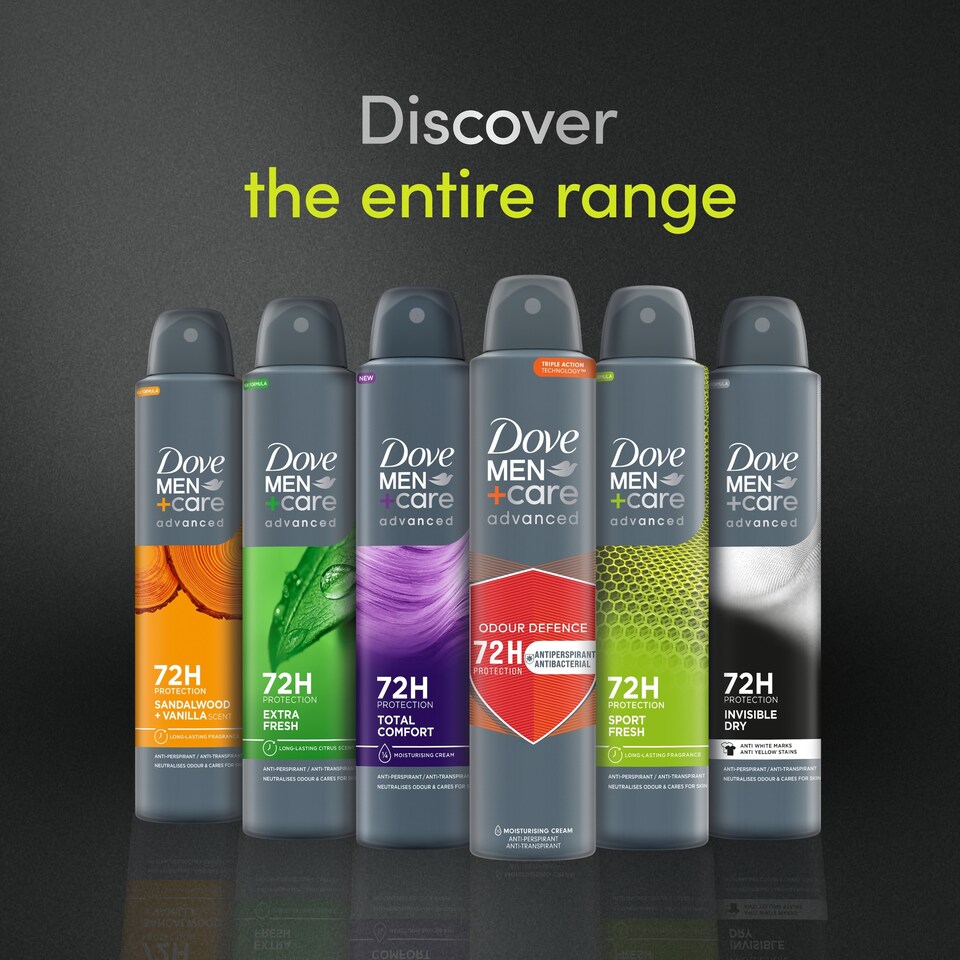 image 1 of Dove Men+Care Sport Fresh 72h Antiperspirant Deodorant 200ml