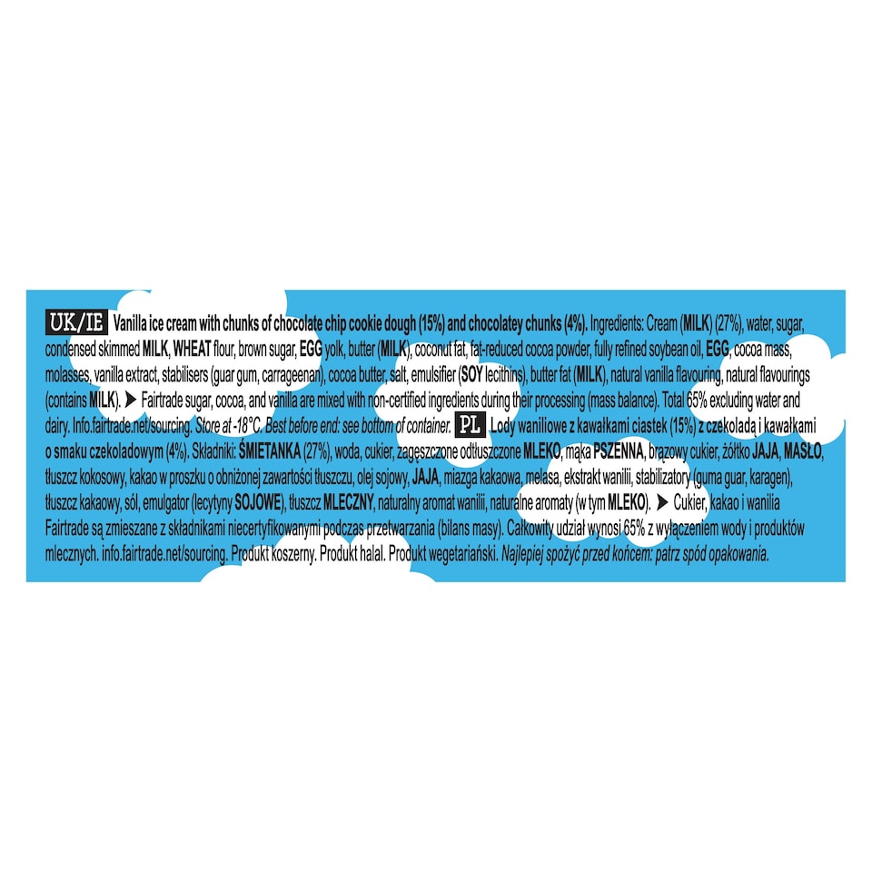 image 1 of BEN AND JERRY'S COOKIE DOUGH ICE CREAM TUB 100ML