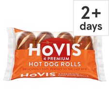 Hovis Premium Hot Dog Rolls 4 Pack