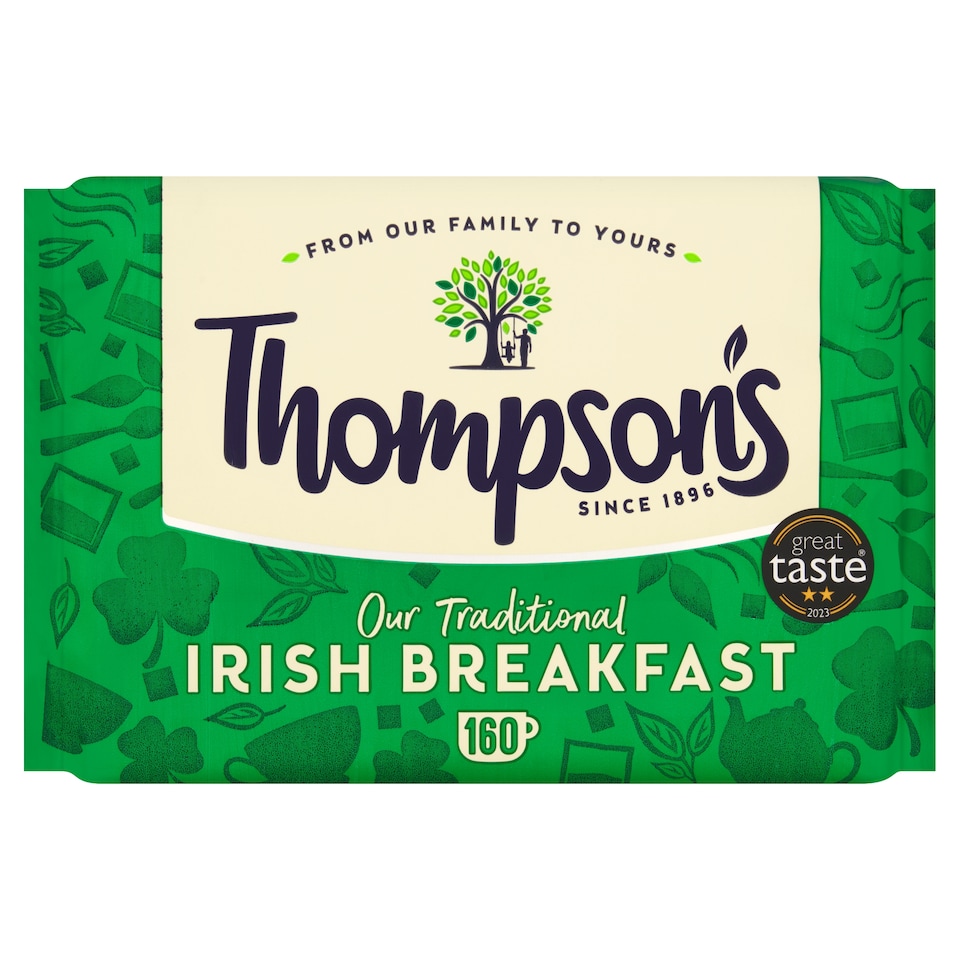 Thompson's Irish Breakfast Tea 160 Bags 500g