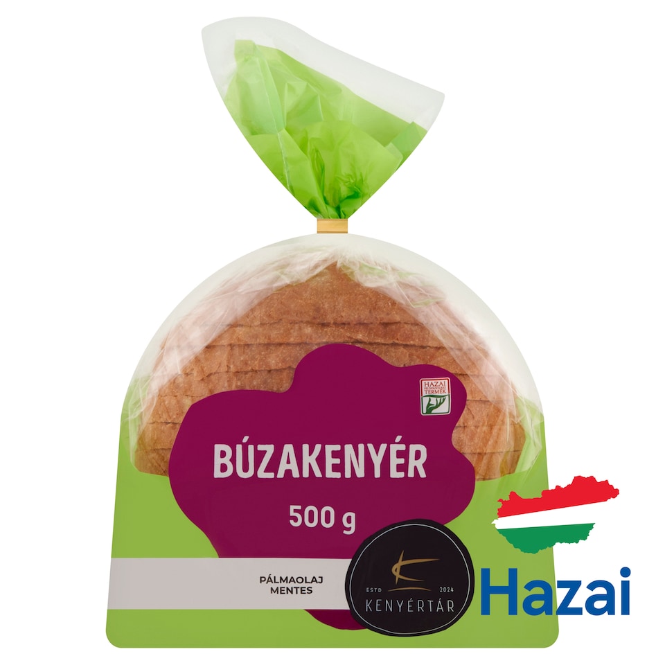Kenyértár Sliced Wheat Bread 500 g