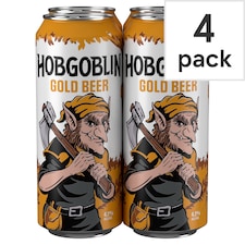 Hobgoblin Gold Ale Beer Can 4x500ml