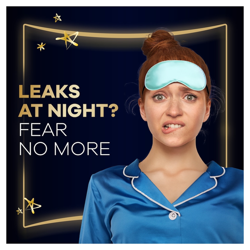 image 1 of Always Ultra Secure Night Extra Size 5 Sanitary Towels with Wings 8 Pack