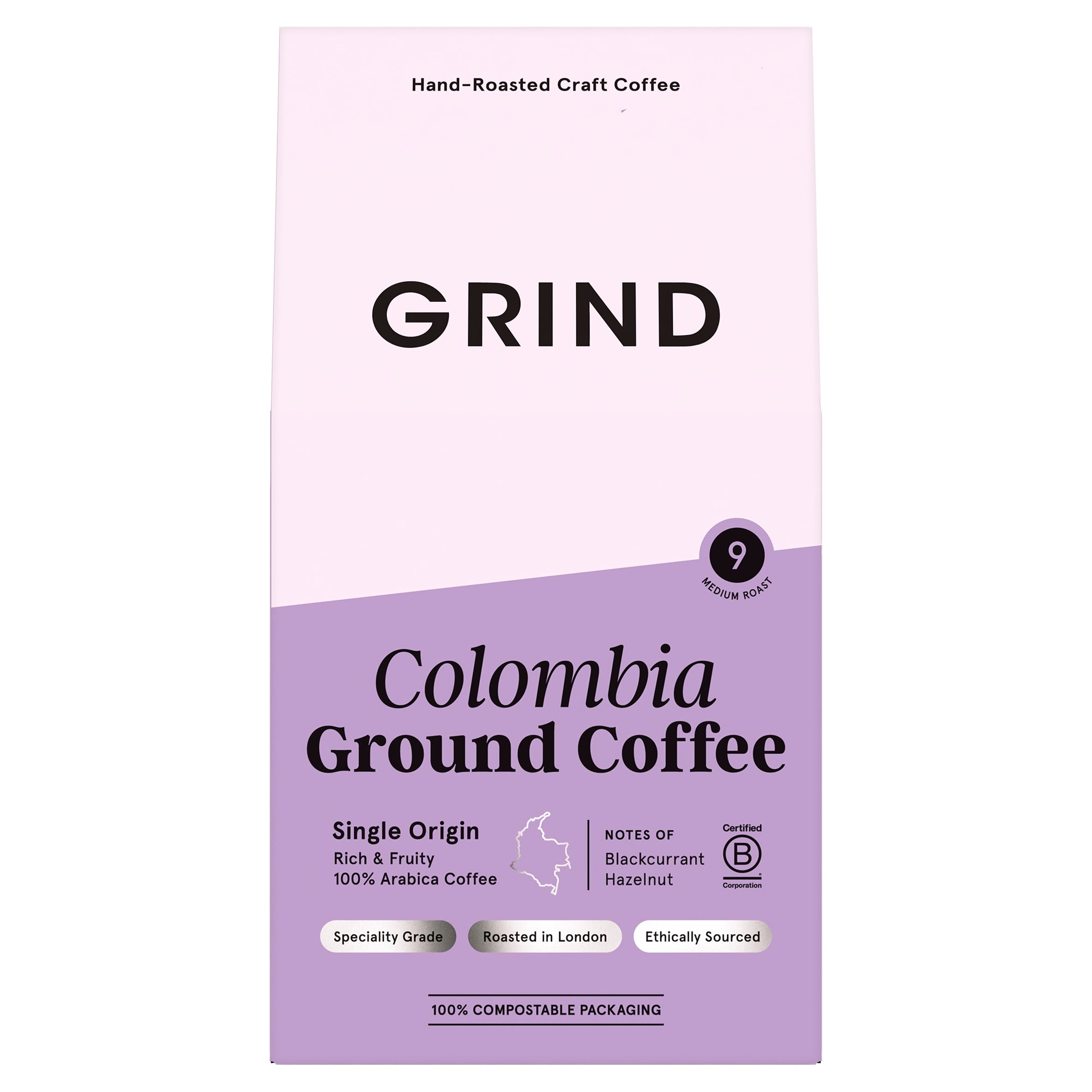 Grind Single Origin Colombia Ground Coffee 200g