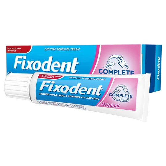 Fixodent Complete Denture Adhesive Cream 40G Tesco Groceries