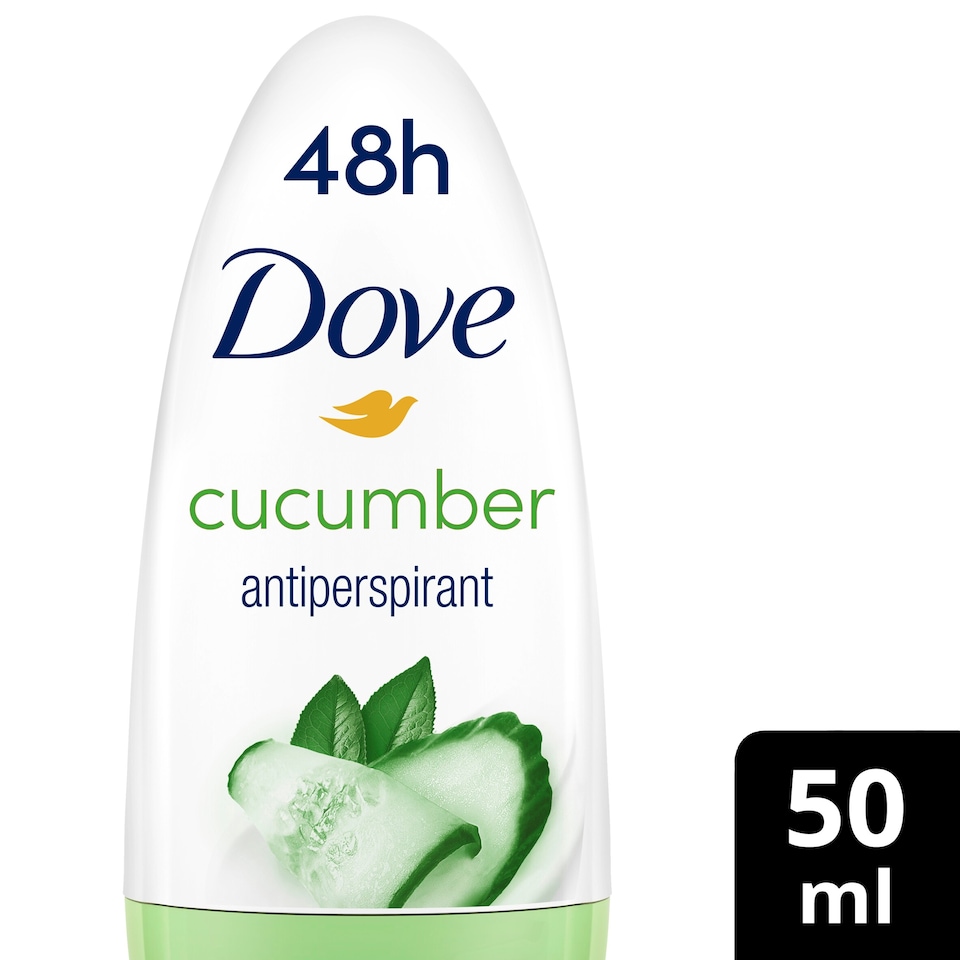 image 1 of Dove Go Fresh Cucumber Roll-On Antiperspirant Deodorant 50Ml