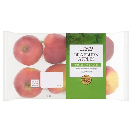 Tesco Braeburn Apple Minimum 5 Pack Tesco Groceries