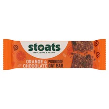 Stoats Orange & Chocolate Porridge Oat Bar 42G