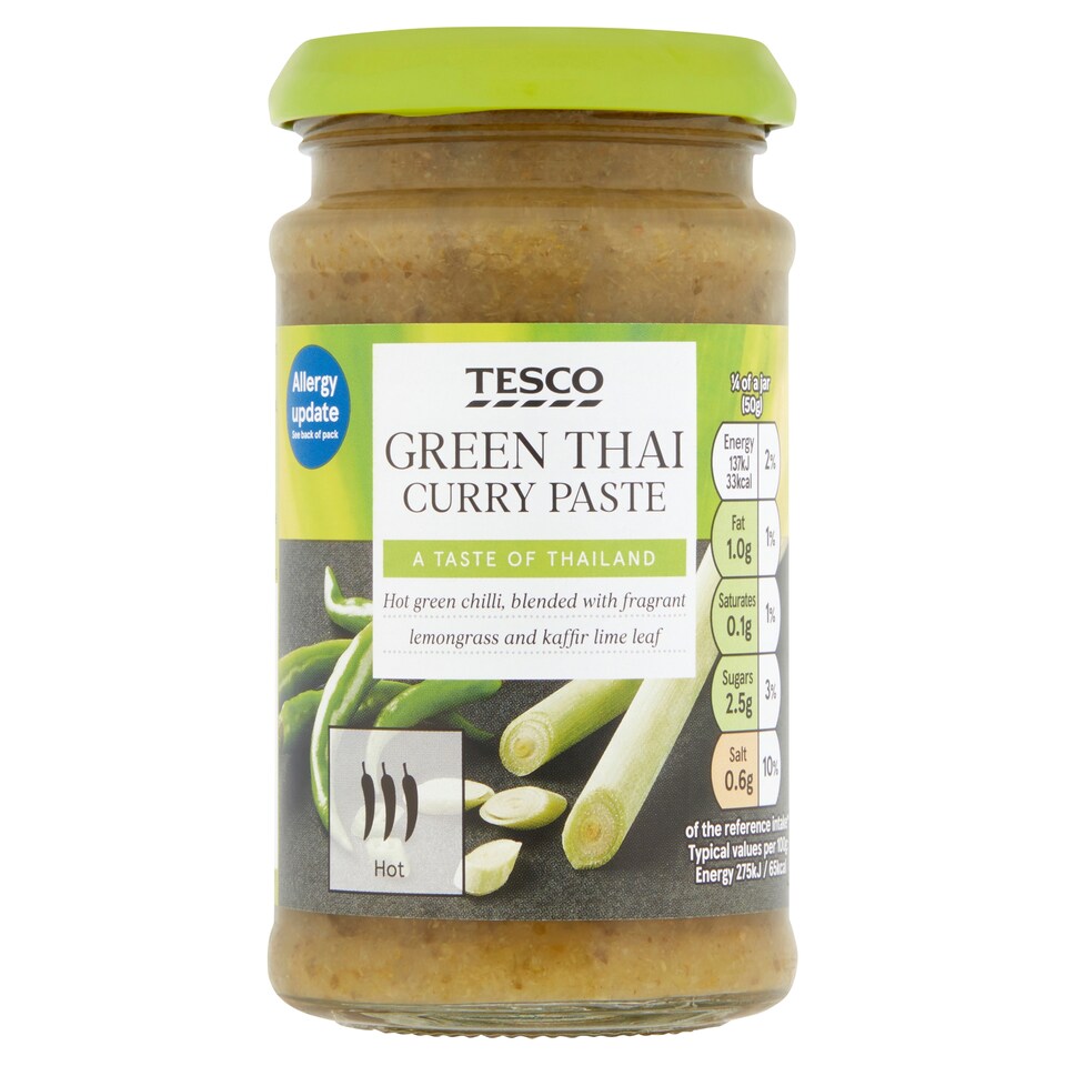 Tesco Green Thai Curry Paste 200g